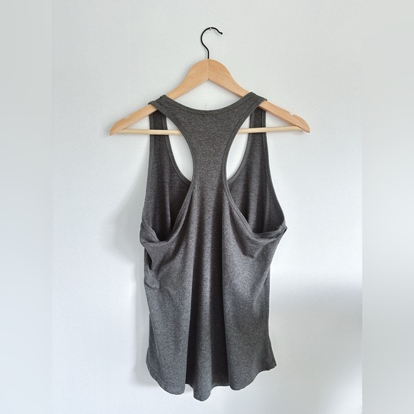 Marika Heather Gray Sleeveless Relaxed Tank Top - Size Small - Picture 2 of 4